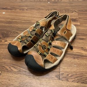 Fashion Men’s Brown Sandals Size 43